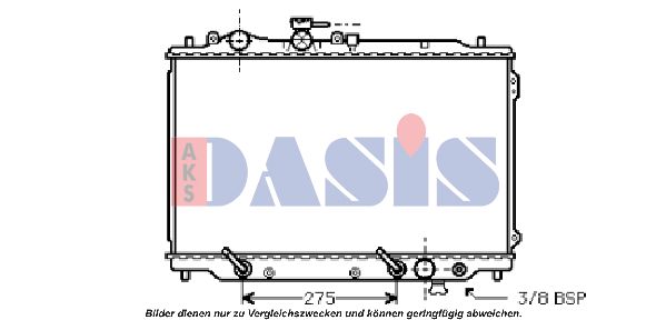 AKS DASIS Radiators, Motora dzesēšanas sistēma 110110N